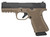 Black Rain Frontline FL-9MM-FDE-BLK Compact 9mm Pistol with 4-inch Barrel and Flat Dark Earth Cerakote Finish