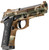 Beretta USA SPEC0733A18 92XI SAO 9mm Luger Pistol with Multicam Cerakote Finish and 4.7-inch Barrel