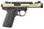 Ruger Mark IV 22/45 Lite .22 LR Pistol with 4.40-inch Threaded Barrel and Black Checkered Grip
