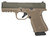 Black Rain Frontline FL-9MM-FDE-OD Compact 9mm Pistol with 4-Inch Barrel and Flat Dark Earth Finish