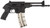 Kel-Tec PLR22BLK 22 LR Semi-Auto Pistol with 10.2-inch Threaded Barrel and Polymer Frame