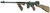 Thompson T110S 1927A-1 Deluxe 45 ACP Semi-Auto Rifle with 16.5-inch Finned Barrel and American Walnut Stock