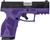 Taurus GX2 9mm Luger Pistol with Dark Purple Polymer Frame and Serrated Stainless Steel Slide