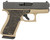 Glock G43X 9mm Luger Pistol with Coyote Tan Cerakote Finish - Model UX4350204EXPCT