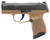 Sig Sauer 3659CTXR3P P365X  Micro-Compact Frame 9mm Luger 10+1 3.10" Steel Barrel, Optic Ready/Serrated Slide, Coyote Tan Stainless Steel Frame w/Accessory Rail, Polymer Grip