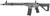Smith & Wesson M&P15 AXE PC 13986 5.56 NATO Rifle with 16.1-Inch Threaded Barrel and Magpul Stock