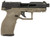 Taurus 1-2TX22P141O TX22 T.O.R.O Gen 2 Full Size 22 LR Pistol with Threaded Barrel and OD Green Frame