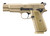FN High Power 9mm Luger Pistol with 4.7-Inch Barrel - Flat Dark Earth Finish, 17+1 Capacity, Ambidextrous Safety
