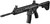 HK 81000401 HK416 .22 LR Semi-Auto Rifle with 16.10-Inch Threaded Barrel and Black Aluminum Finish
