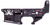 Spikes Tactical STLS016CFA Calico Jack Stripped Lower Receiver for AR-15  Multi-Caliber, Black Anodized with Color Fill