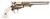 Traditions FR185117 1851 Navy Break-Open Percussion Revolver, 44 Caliber, 7.5-inch Octagon Barrel, Nickel Engraved Finish with Simulated Ivory Grip