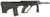 Steyr AUG M2BLKEXT 16-Inch 5.56x45mm NATO Bullpup Rifle with Waffle Magazine, Black Synthetic Stock