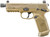 FN 66-102272 FNX-45T Semi-Automatic Pistol with Holosun 407C Red Dot Sight, Flat Dark Earth Finish, 5.30-inch Barrel, 10-Round Capacity