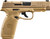 FN Reflex XL MRD NMS 9mm Luger Pistol with Flat Dark Earth Finish and 3.8-inch Barrel