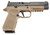 Wilson Combat SIGWCP320F9TATC P320 9mm Luger Tactical Pistol with 4.70-inch Barrel and Tan Polymer Grip