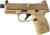 FN 66100781 509CT Compact 9mm Luger Pistol with Threaded Barrel and Flat Dark Earth Finish