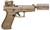 B&amp;T Firearms HUSHPUPPYKITCTCSTM Hush Puppy Kit 9mm Luger 15+1 4" Stainless Threaded Barrel, Coyote Tan Receiver &amp; Textured Grip, Includes Aimpoint Acro P-2 Red Dot, Suppressor &amp; 2 Mags