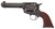 Taylors & Company Runnin Iron Black Rock 45 Colt Revolver - 4.75-inch Barrel, Checkered Walnut Grip