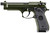 Beretta USA J92F300GR15 92FS Full Size 9mm Luger Pistol with OD Green Cerakote Finish