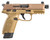 FN 66101009 502 Tactical .22 LR Semi-Automatic Pistol with 4.6-inch Threaded Barrel in Flat Dark Earth