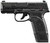 FN Reflex 9mm Luger Micro-Compact Pistol with 15+1 Capacity and Black Stippled Grips