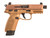FN 502 Tactical .22 LR Semi-Auto Pistol with Flat Dark Earth Finish and Suppressor Height Sights