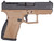 Derya Arms DY9Z 9mm Semi-Auto Pistol with Flat Dark Earth Polymer Frame and White Dot Sights