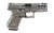 GLOCK 19 Gen5 9mm Pistol with Gray Cerakote Finish and Zaffiri Precision Ported Barrel