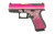 GLOCK 43X 9mm Sub-Compact Semi-Automatic Pistol with Pink and Black Cerakote Finish and MOS Features