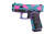 GLOCK 43X 9mm Sub-Compact Pistol with Custom Purple/Cyan/Pink Cerakote Finish – 10 Round Capacity