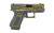 GLOCK 43X 9mm Sub-Compact Pistol with Outlander Yellow Finish and Fixed Sights