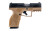 Taurus GX2 9mm Compact Pistol with 13-Round Capacity - Tan/Black