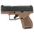 Taurus GX4 9mm Compact Semi-Automatic Pistol with 11-Round Capacity - Brown/Black