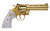Colt's Manufacturing Python .357 Magnum Revolver with 5-Inch Barrel, 6-Round Capacity, 24K Gold Plated Finish, and Pearlite Creme Grips