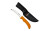 AccuSharp AccuZip Skinning Knife - Fixed Blade Knife for Game Processing in Orange