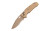 Hogue Sig K320 M17 Folding Knife - 3.5 inch Tan Blade and Handle
