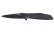 Columbia River Knife & Tool Slag Folding Knife with D2 Steel, 2.95 Inch Plain Edge, Black Handle