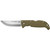 Cold Steel Finn Wolf Folding Knife - 3.5-inch Plain Edge, AUS 8 Steel, Olive Drab Green Handle