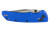 Hogue Deka Folding Knife 3.25-Inch CPM MagnaCut Blade with Blue Handle