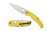 Spyderco Native Chief Salt Lightweight Folding Knife with CPM MagnaCut Steel and Yellow FRN Handle
