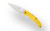 Spyderco Native Chief Salt Lightweight Folding Knife with CPM MagnaCut Steel and Yellow FRN Handle