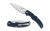 Spyderco Native Chief Folding Knife with CPM SPY27 Blade and Blue G-10 Handle