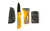 Outdoor Edge Razor HTX Fixed Blade Knife, 3-inch Plain Edge, Multi-Color Handle