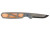 Outdoor Edge Razor APX 3-inch Fixed Blade Knife with Orange Handle and Sheath