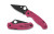Spyderco Para 3 Lightweight Folding Knife with Black DLC Coating and Pink Handle  Model C223PPNBK