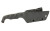 Stroup Knives Bravo5 Fixed Blade Knife with 1095 Carbon Steel Edge, Black Handle