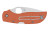 Spyderco Chaparral Folding Knife with CPM REX 121 Blade and Orange Handle