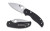 Spyderco Sage 6 Folding Knife with Button-Release Compression Lock  CPM S30V Steel, Skeletonized Handle, Reversible Clip