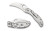 Spyderco Harpy Clipit SS Folding Knife with VG-10 Blade - 2.75 Inches, Silver