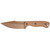KA-BAR Knives Becker Harpoon Fixed Blade Knife with Bronze Handle and Polymer Construction